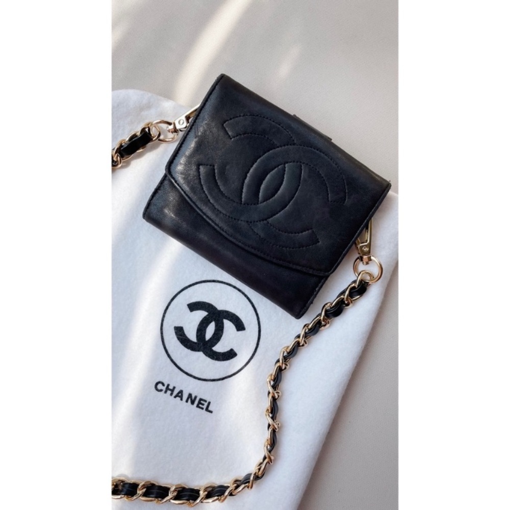 Chanel CC Mini Lambskin Chain Belt Bag